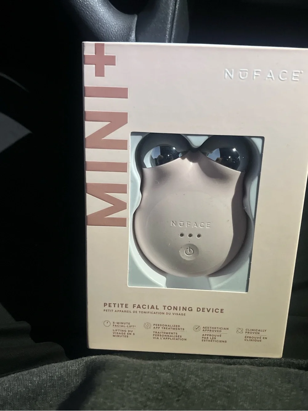 NuFace Petite Facial Toning Device — Blush Pink